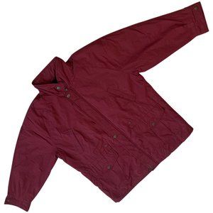 Dream Team 'Gamsol' (Spain) Tab Collar Fleece Lined Parka Burgundy (Raf Simons)